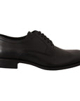 Dolce & Gabbana Elegant Black Derby Formal Shoes