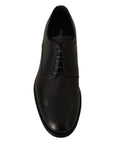 Dolce & Gabbana Elegant Black Derby Formal Shoes