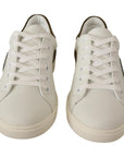 Dolce & Gabbana Chic White Leather Sneakers for Men