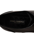 Dolce & Gabbana Elegant Black Derby Oxford Wingtips