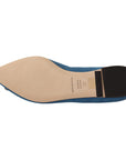 Dolce & Gabbana Elegant Crystal-Embellished Suede Flats