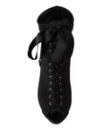 Dolce & Gabbana Elegant Ankle Open Toe Heel Boots