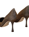 Dolce & Gabbana Elegant Silver Heels Pumps Classic