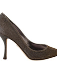 Dolce & Gabbana Elegant Silver Heels Pumps Classic