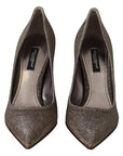 Dolce & Gabbana Elegant Silver Heels Pumps Classic