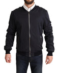 Dolce & Gabbana Elegant Silk Blend Bomber Jacket