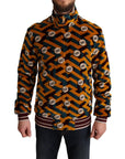 Dolce & Gabbana Elegant Multicolor Zip Sweater