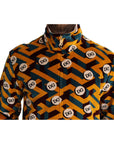 Dolce & Gabbana Elegant Multicolor Zip Sweater