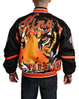 Dolce & Gabbana Regal Lion Bomber Jacket in White