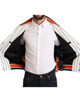 Dolce & Gabbana Regal Lion Bomber Jacket in White