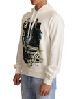 Dolce & Gabbana Regal King Motif Hooded Pullover Sweater