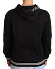 Dolce & Gabbana Elegant Embroidered Black Cotton Sweater