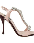 Dolce & Gabbana Crystal-Embellished Stiletto Sandals