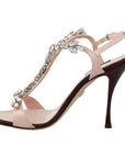 Dolce & Gabbana Crystal-Embellished Stiletto Sandals