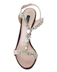 Dolce & Gabbana Crystal-Embellished Stiletto Sandals