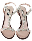 Dolce & Gabbana Crystal-Embellished Stiletto Sandals