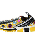 Dolce & Gabbana Embellished Yellow Sorrento Sneakers