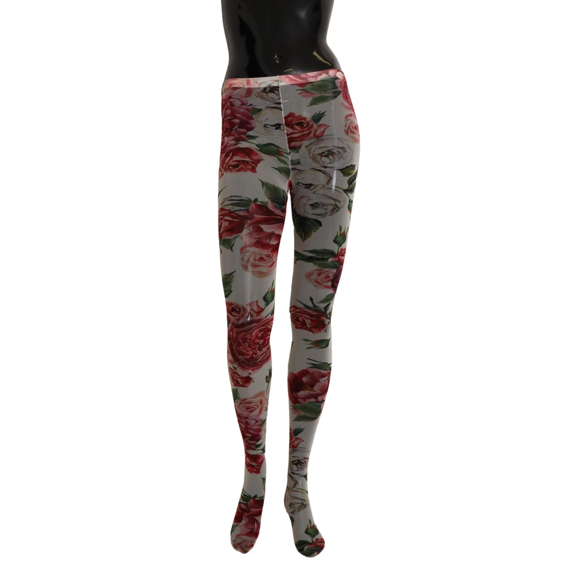Dolce & Gabbana Floral Elegance Italian Nylon Tights