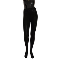 Dolce & Gabbana Elegant Black Wool Stretch Tights