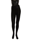 Dolce & Gabbana Elegant Black Wool Stretch Tights