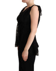 Dolce & Gabbana Lustrous Silk-Blend Lace Trim Camisole