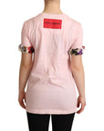 Dolce & Gabbana Elegant Floral Rose Applique T-Shirt