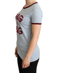 Dolce & Gabbana Elegant Blue Crewneck Cotton Tee
