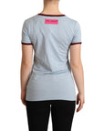 Dolce & Gabbana Elegant Blue Crewneck Cotton Tee