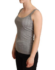 Dolce & Gabbana Elegant Sleeveless Gray Tank Top