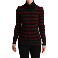 Dolce & Gabbana Chic Striped Wool-Cashmere Sweater