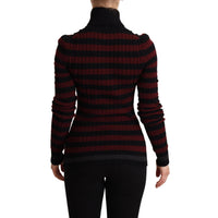 Dolce & Gabbana Chic Striped Wool-Cashmere Sweater