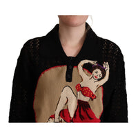 Dolce & Gabbana Embroidered Short Sleeve Luxury Sweater
