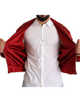 Dolce & Gabbana Sumptuous Silk Red Bomber Jacket