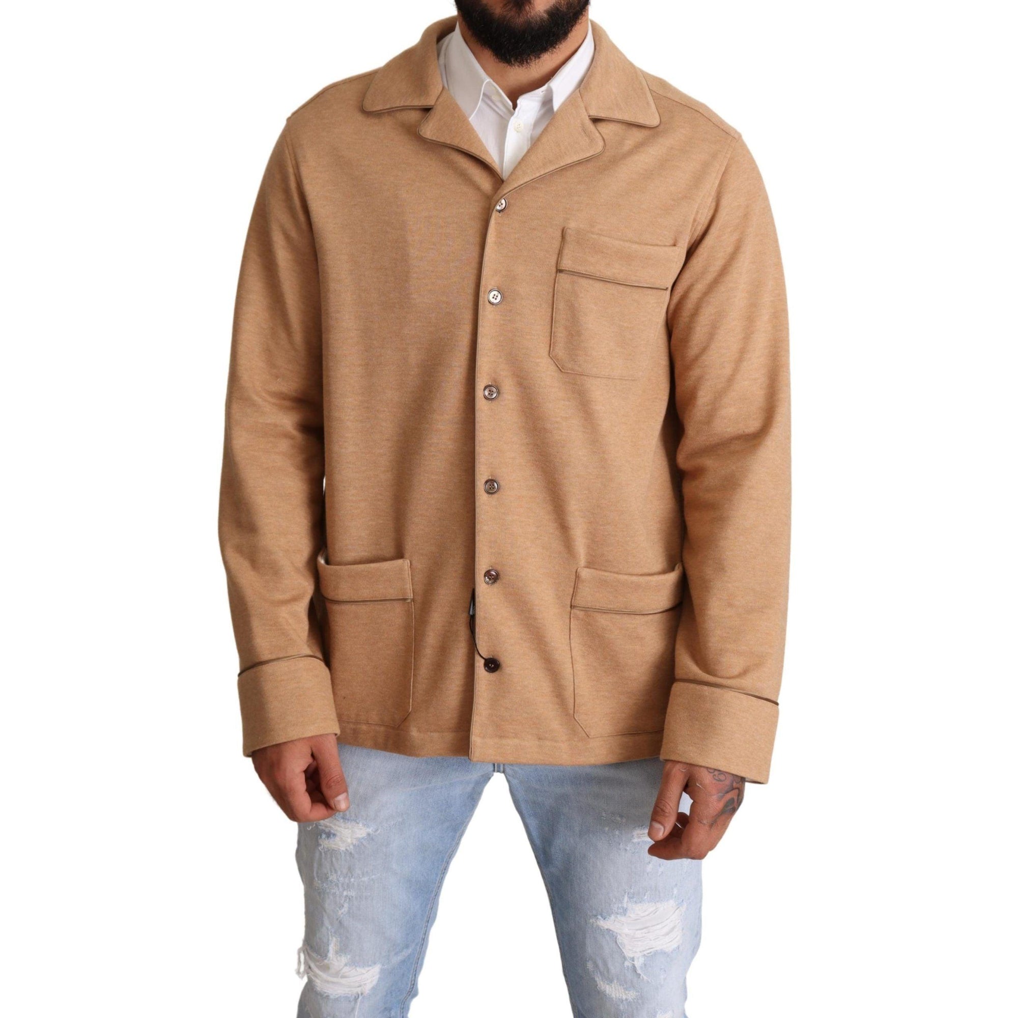 Dolce & Gabbana Elegant Light Blue Jacket For Men