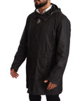 Dolce & Gabbana Elegant Black Hooded Blouson Jacket