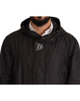 Dolce & Gabbana Elegant Black Hooded Blouson Jacket