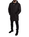 Dolce & Gabbana Elegant Black Hooded Blouson Jacket