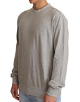 Dolce & Gabbana Sophisticated Gray Crewneck Sweater