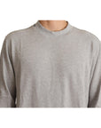 Dolce & Gabbana Sophisticated Gray Crewneck Sweater