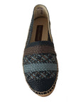 Dolce & Gabbana Elegant Woven Leather Espadrilles