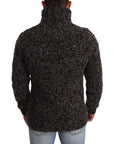 Dolce & Gabbana Elegant Speckled Turtleneck Wool-Blend Sweater