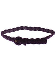 Dolce & Gabbana Elegant Purple Cotton Designer Belt