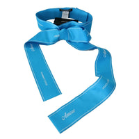 Dolce & Gabbana Elegant Bow Snap Blue Waist Belt
