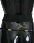 Dolce & Gabbana Elegant Floral Crystal Ribbon Waist Belt