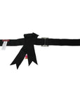 Dolce & Gabbana Elegant Floral Crystal Ribbon Waist Belt