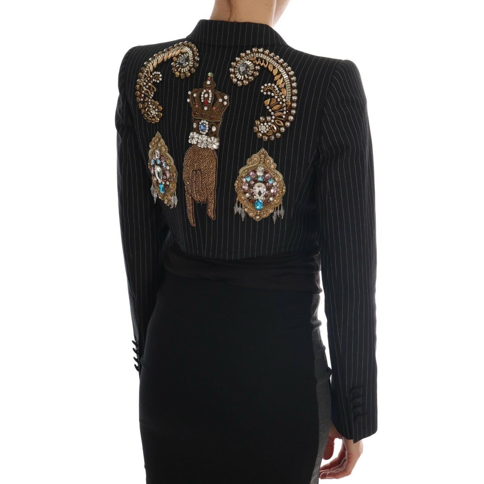 Dolce & Gabbana Enchanted Elegance Crystal Blazer