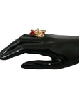 Dolce & Gabbana Elegant Canine Charm Women's Ring