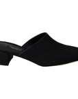 Dolce & Gabbana Chic Black Grosgrain Slide Sandals