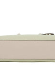 Michael Kors Mirella Small Powder Blush Canvas Shopper Crossbody Handbag Purse