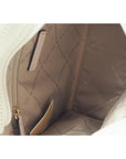 Michael Kors Mirella Small Powder Blush Canvas Shopper Crossbody Handbag Purse